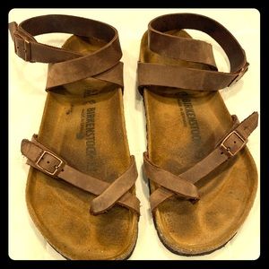 Birkenstock ankle strap.